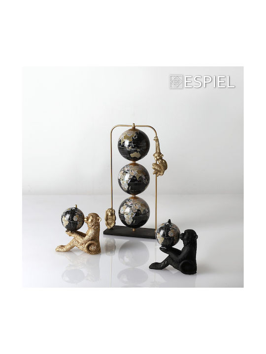 Espiel Dekorative Affe aus Polyresin 16cm 1Stück