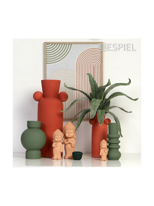 Espiel Decorative Buddhas Polyresin Buddha 5.5x5.5x14cm 6pcs