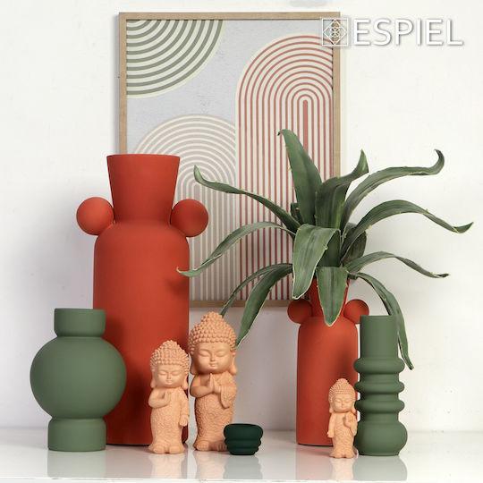 Espiel Decorative Buddhas Polyresin Buddha 5.5x5.5x14cm 6pcs