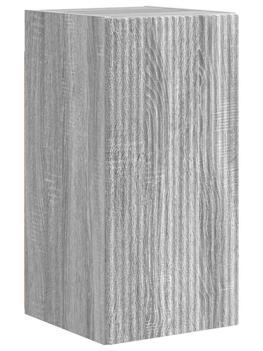 Wohnzimmer TV-Einheit Gray Sonoma mit Beleuchtung L30xB31xH60cm