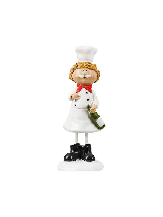 ArteLibre Διακοσμητική Φιγούρα Πολυρητίνης Star Chef 4.5x4.5x13cm