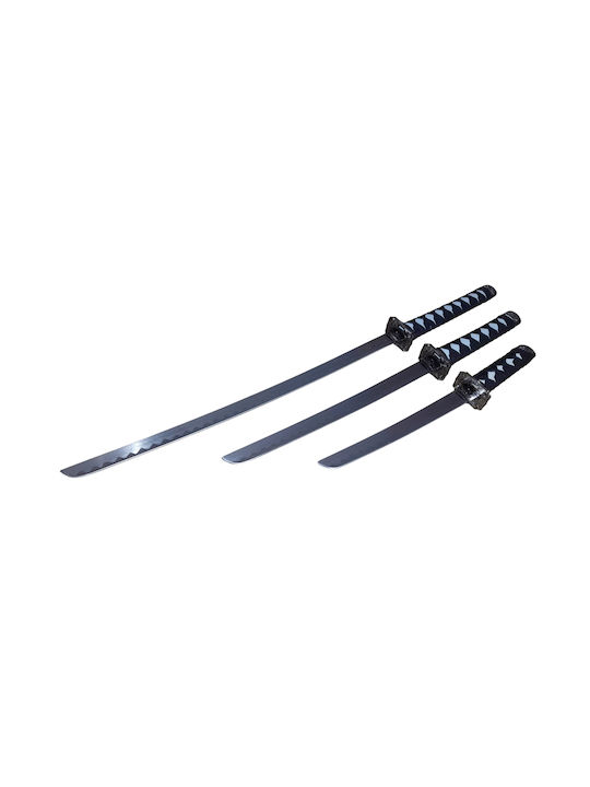 Ideallstore Декоративен меч Катана Комплект Panoply Ninja Warrior Бял метал 83 см Включена ножница