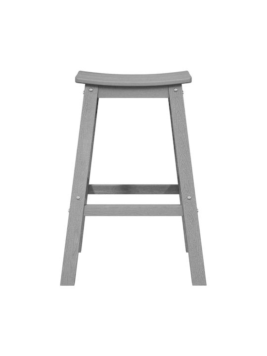 Stool for Bar Outdoor Light Grey 52x43x73.5cm