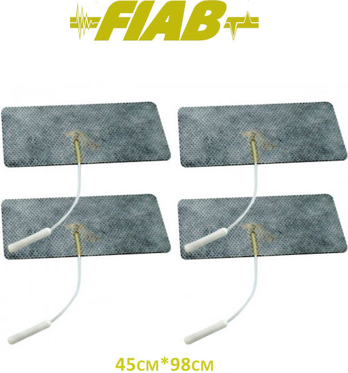 FIAB SpA Αυτοκόλλητο Ηλεκτρόδιο Φυσικοθεραπείας Μ4.6xΠ4.7cm 4τμχ