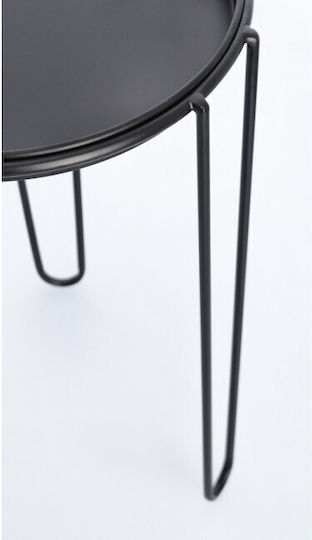 Bizzotto Pot Stand Black 50cmcm.
