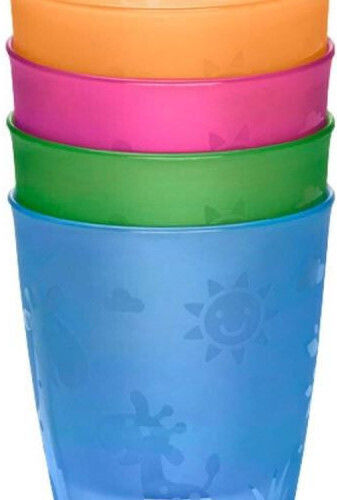 Nip Cănițe pentru copii din Plastic 4buc 300ml pentru 18m+m+