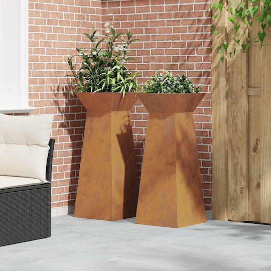 vidaXL Pot Stand Brown 40cmx40cmx101cmcm.