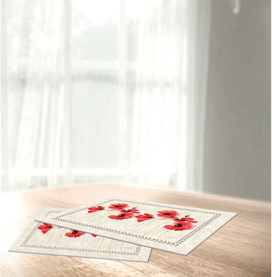 Saint Clair Rotes 11 Osterdekorationen & Ornamente Polyester 45x45x33cm Set 4Stücke