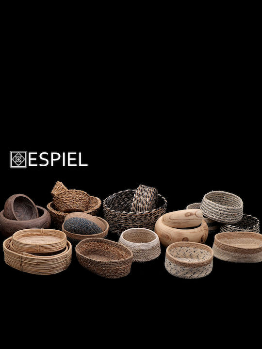 Espiel Decorative Bowl Beige 17x17x8cm