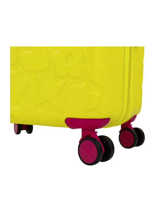 Agatha Ruiz De La Prada Kinder Mittlerer Reise Koffer Pistazie mit 4 Räder Höhe 67cm