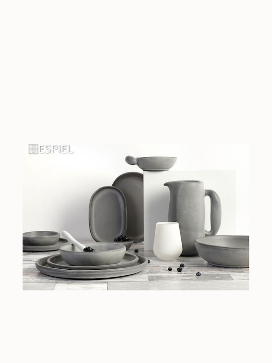 Espiel Canyon Decorative Bowl Gray 18.5x18.5x5.3cm