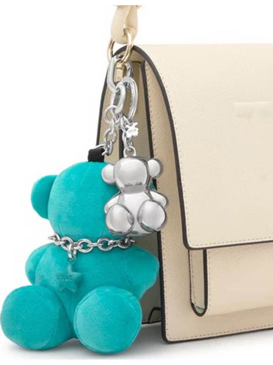 Tous Llavero Bold Bear Velvet Keychain Blue 0350000452