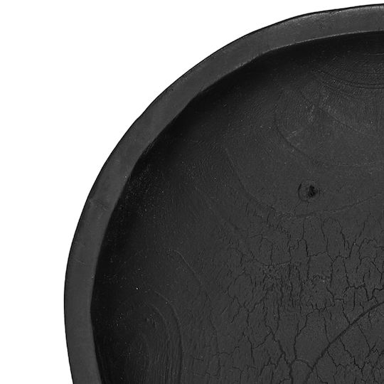 Artekko Woody Bol Decorativ Lemn Negru 30x30x15cm 1buc