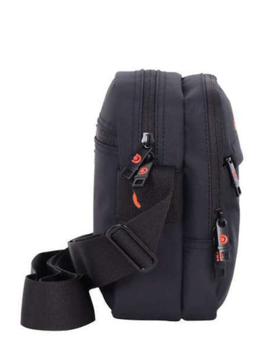 Herrentasche Schulter / Crossbody Schwarz