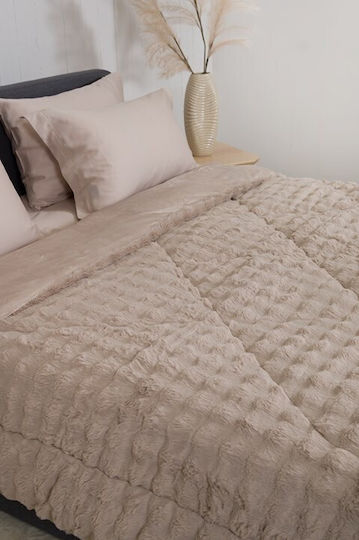 Biokarpet Naf Naf Cosyfur Светлосив Naf Naf Козина Cosy Двойно