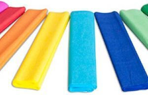 Gimboo Gimboo Crepe Paper Roll 25x200cm 10 Pieces Mixed Colors