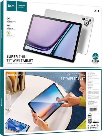 Hoco A14 11Zoll Tablet (3GB/64GB) Silber