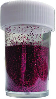 AGC Χρυσόσκονη Glitter Κόκκινη 10gr Σετ 6τμχ