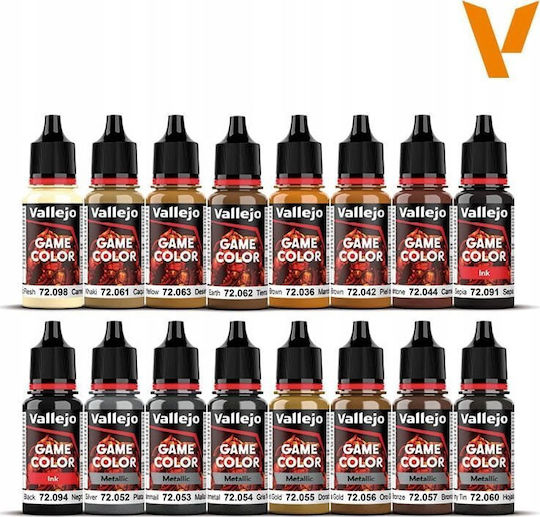 Acrylicos Vallejo Model Making Paint Leather & Metal