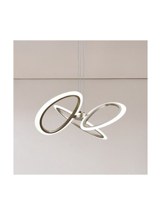 Powertech Adjustable Pendant Light Gold 53x53x120cm