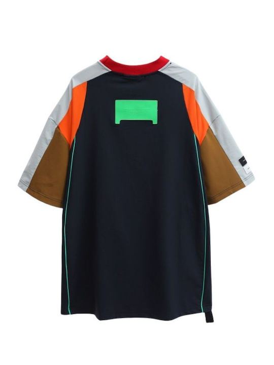 Mod Wave Movement T-shirt Blue