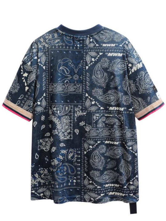Mod Wave Movement T-shirt Blue