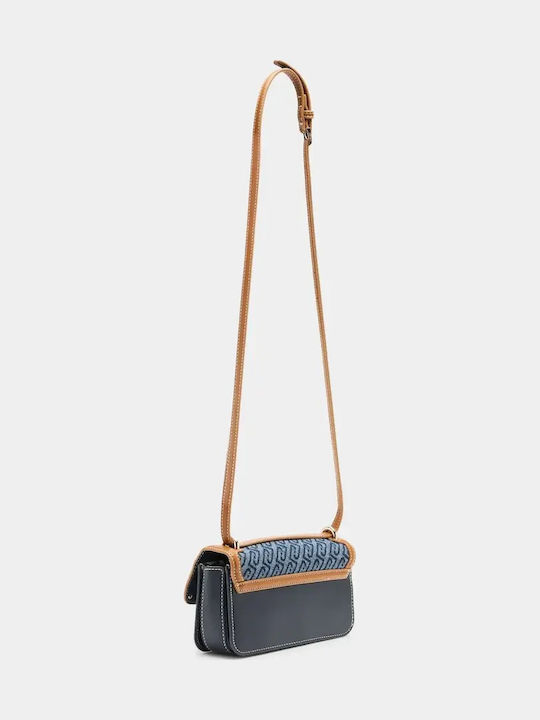 Damentasche Schultertasche Hellblau