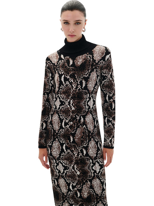 Midi Dress for Wedding - Christening Black
