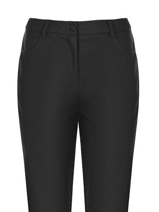 Viviana Dama Tesatura Pantaloni Black