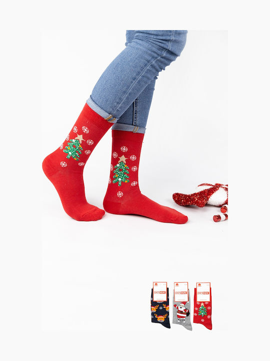 Design Women's Christmas Socks Multicolour 3Pack