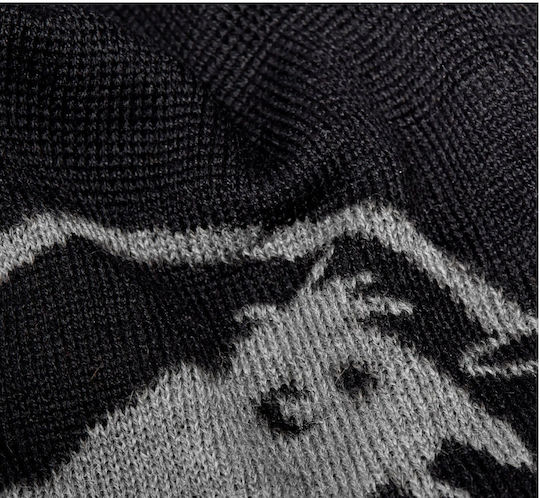 Beanie Unisex Beanie Knitted in Black color
