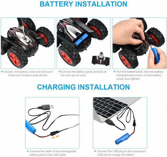 Double Star Remote Controlled Car Stunt 4WD Black