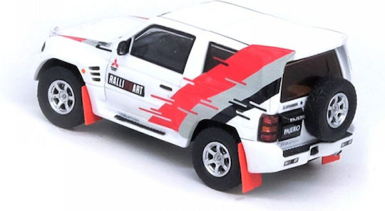 Machetă Auto Mitsubishi Pajero Evolution Ralliart Alb Scara 1:64 Inno64