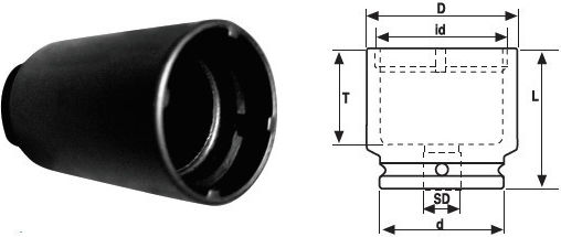 3/8'' Impact Socket Head Bearings