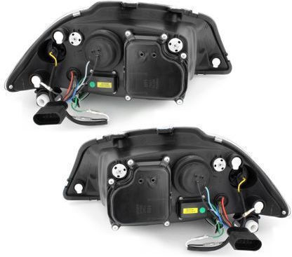 Front Led Car Bulbs Seat Ibiza 6L 2002-2008 Black H1 Bulbs Set 2 Pieces Seat Sonar