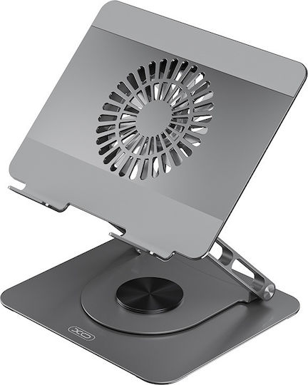 XO C182 Стойка за Лаптоп до 17.3" с 1 Вентилатор Сив