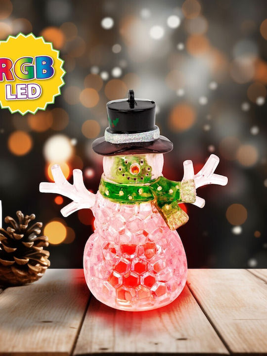 Om De Zăpadă De Crăciun Led Verde Rgb Led 9 X 8 X 5 Cm