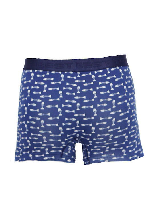 Herren Boxershorts Blue 1Packung