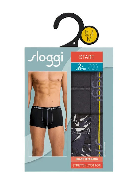 Ανδρικά Μποξεράκια Πολύχρωμο με Σχέδια 2Pack