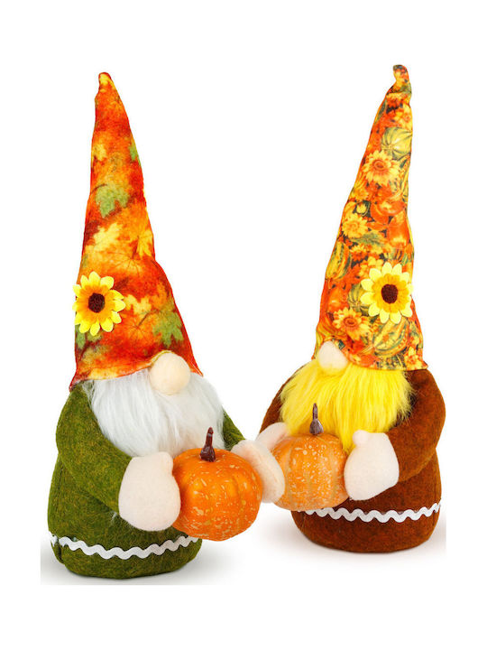 Autumn Decorative Figurine – Santa Pumpkin – 35 Cm – 2 Models