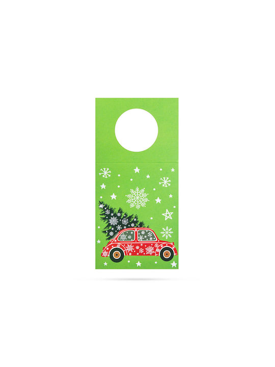 Set Weihnachtliche Flaschenhalter Weiß L16.5xB8xD3.7cm. 6Stück