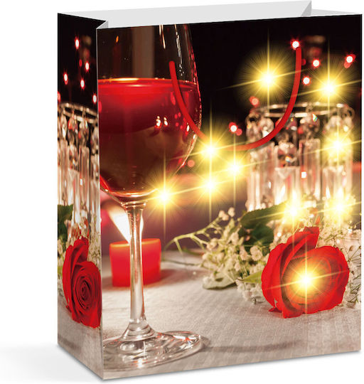 Alista Home Hârtie Crăciunească Geantă pentru Cadou 26.5x33x12.7cm. 12buc