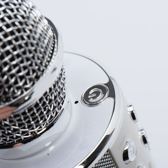 Μικρόφωνο Karaoke Ασύρματο TM00175-999 Ασημί