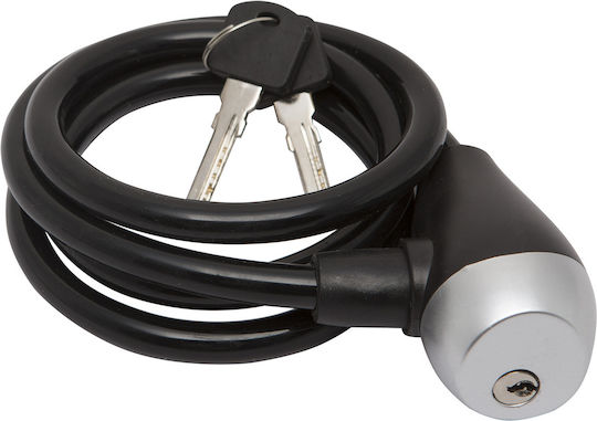 Bicycle Lock 10 Mm X 120 Cm Black
