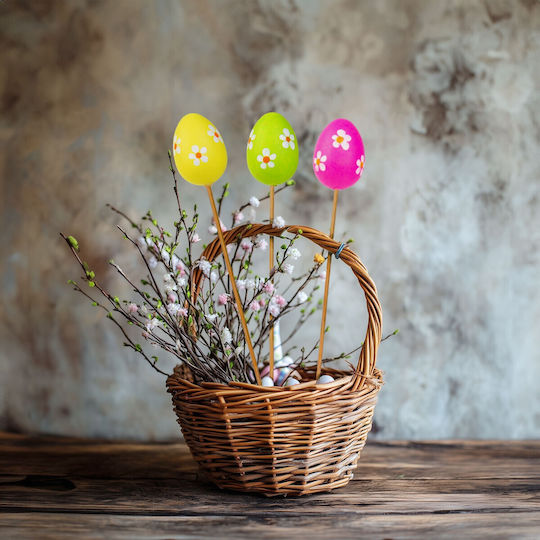Easter Decoration Egg Set 6 Types 4 Cm
