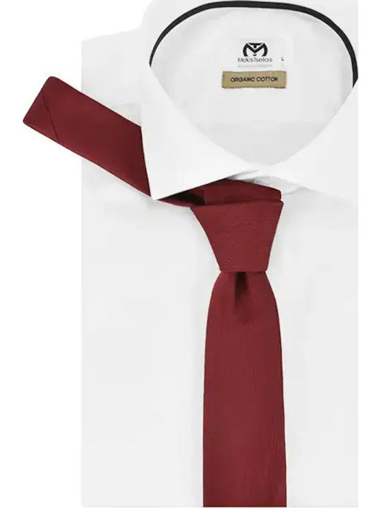 Venturi Men's Tie in Burgundy Color