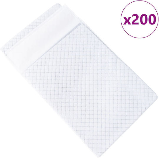 vidaXL Dog Floor Diapers 80x80cm 200pcs