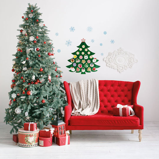 Calendar Advent cu Abțibild de Crăciun pentru Perete