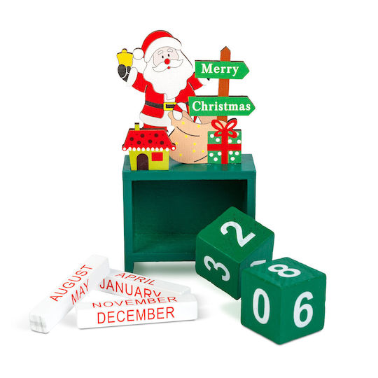 Calendar Decorativ Din Lemn Mdf – 13,5 X 7 X 3,5 Cm – 3 Modele
