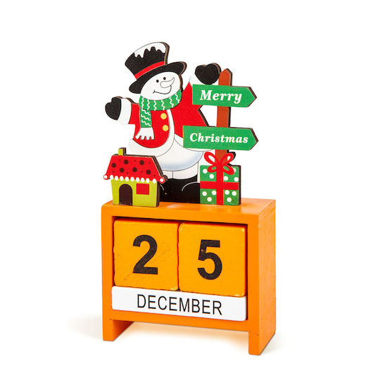 Calendar Decorativ Din Lemn Mdf – 13,5 X 7 X 3,5 Cm – 3 Modele